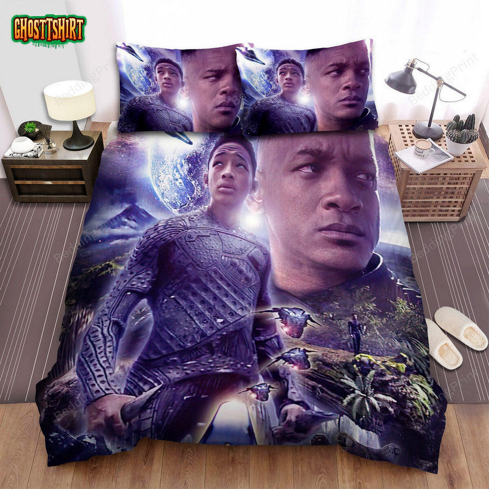 After Earth Movie Poster 2 Bed Sheets Duvet Cover Bedding Set