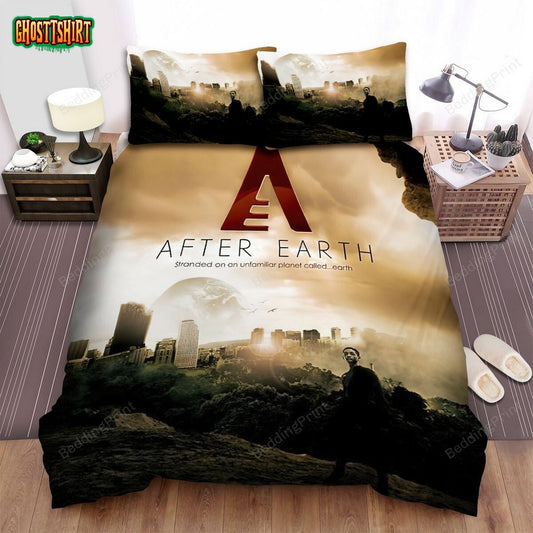 After Earth Movie Poster 3 Bed Sheets Duvet Cover Bedding Set