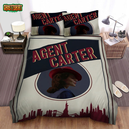 Agent Carter (2015–2016) Movie Digital Art 3 Bed Sheets Duvet Cover Bedding Set