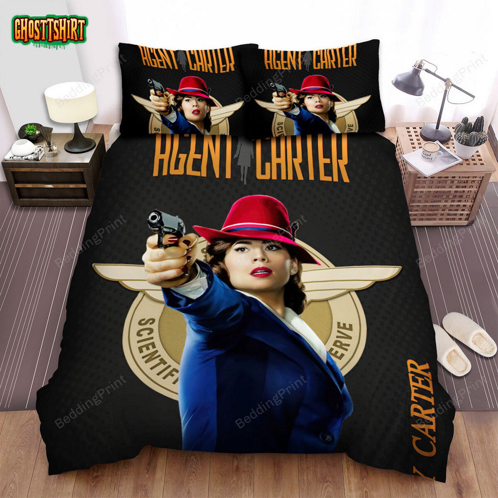 Agent Carter (2015–2016) Peggy Carter Poster 2 Bed Sheets Duvet Cover Bedding Set