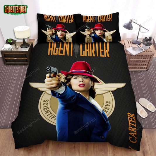 Agent Carter (2015–2016) Peggy Carter Poster 2 Bed Sheets Duvet Cover Bedding Set