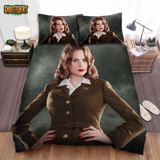 Agent Carter (2015–2016) Peggy Carter Poster Bed Sheets Duvet Cover Bedding Set