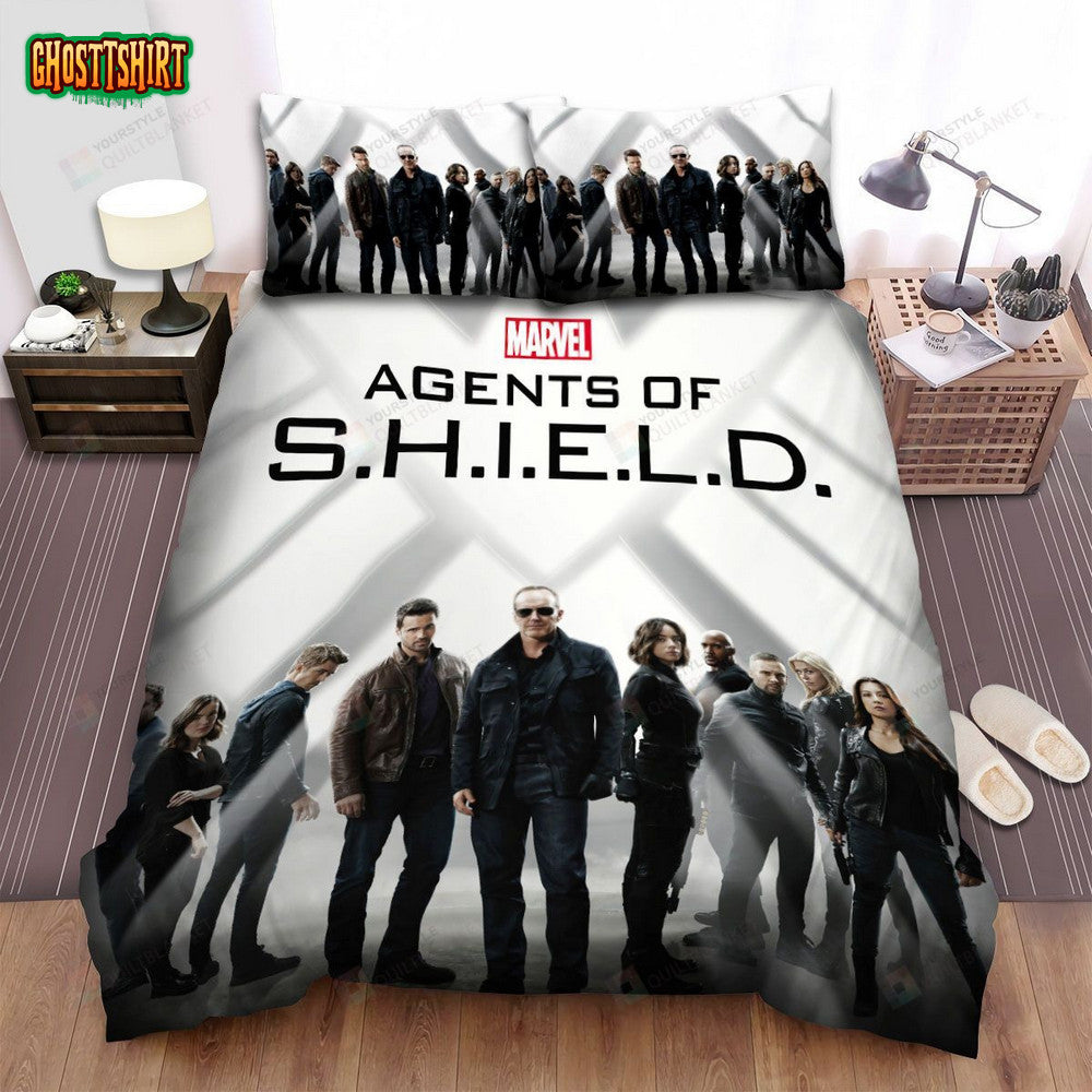 Agents Of S.H.I.E.L.D. Movie Poster 1 Bed Sheets Spread Comforter Duvet Cover Bedding Set