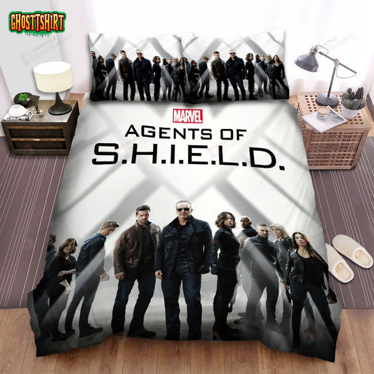 Agents Of S.H.I.E.L.D. Movie Poster 1 Bed Sheets Spread Comforter Duvet Cover Bedding Set