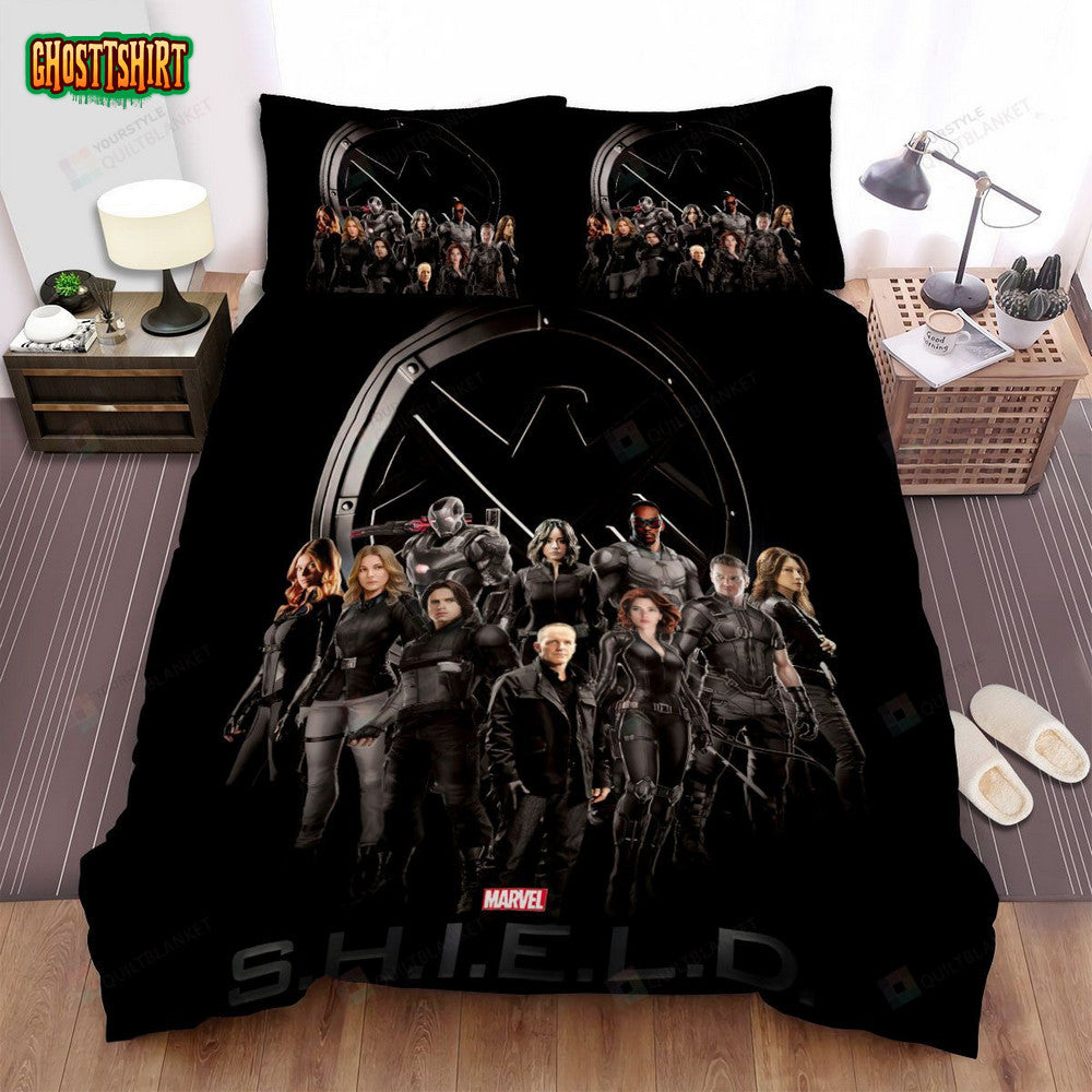 Agents Of S.H.I.E.L.D. Movie Poster 12 Bed Sheets Spread Comforter Duvet Cover Bedding Set