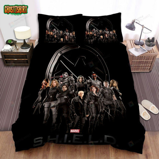 Agents Of S.H.I.E.L.D. Movie Poster 12 Bed Sheets Spread Comforter Duvet Cover Bedding Set