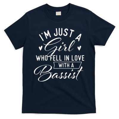 A Girl Who Fell In Love With A Bassist Bass Guitar Player T-Shirt