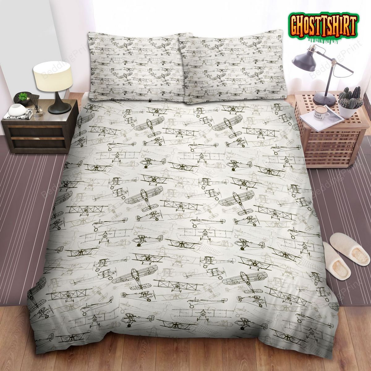 Airplane Bed Sheets Duvet Cover Bedding Set