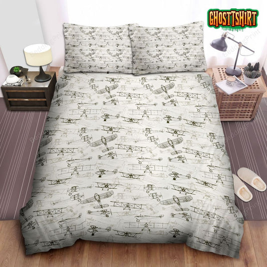 Airplane Bed Sheets Duvet Cover Bedding Set