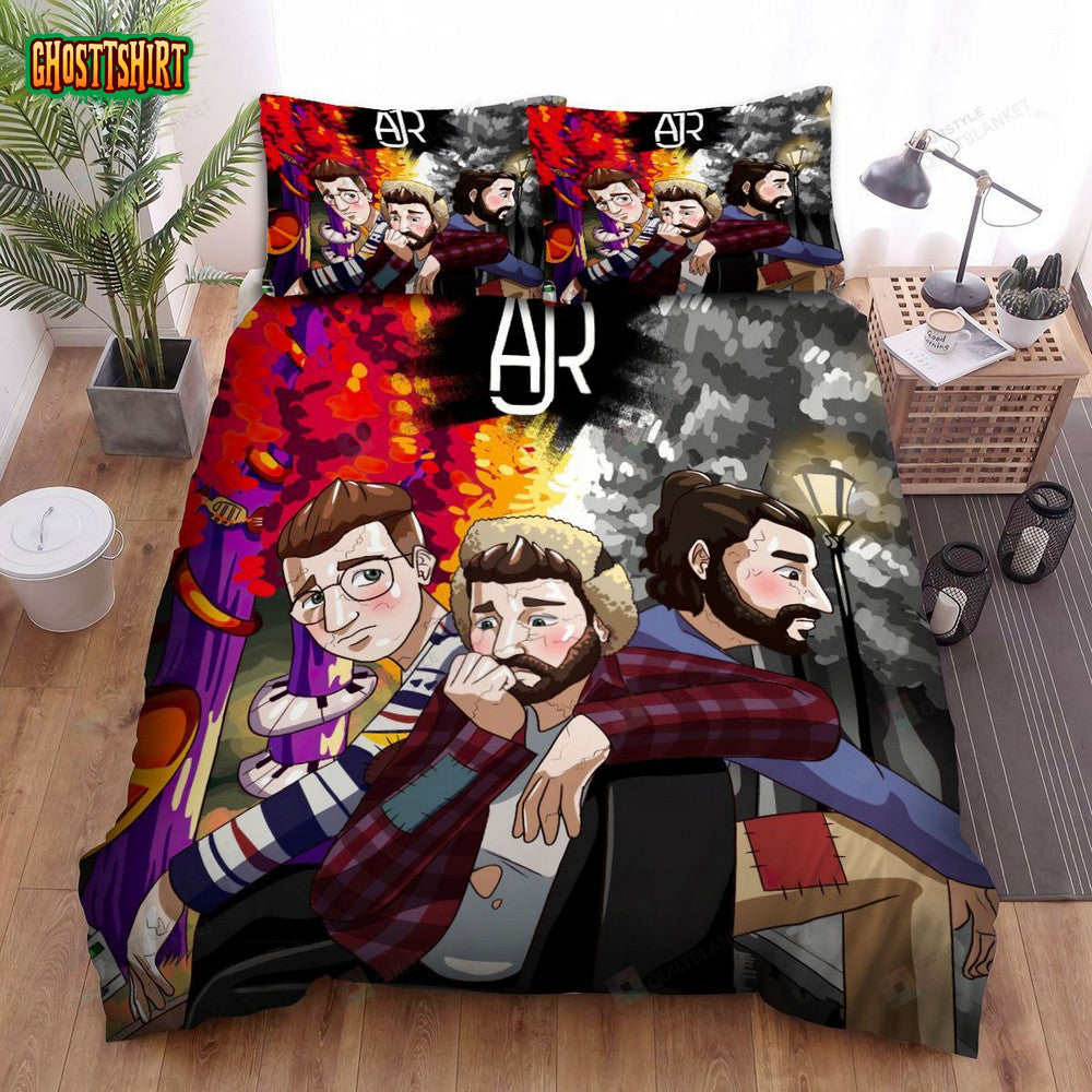 Ajr Band Bad Days Art Bed Sheets Spread Comforter Duvet Cover Bedding Set