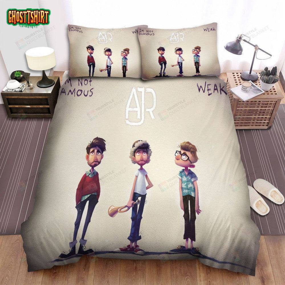 Ajr Band I'm Not Famous Weak Album Cover Bed Sheets Spread Comforter Duvet Cover Bedding Set