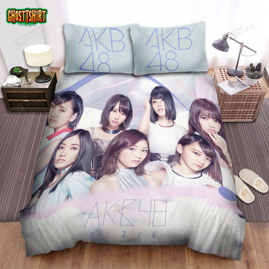 Akb48 8th Album Ver 2 Bed Sheets Spread Comforter Duvet Cover Bedding Set