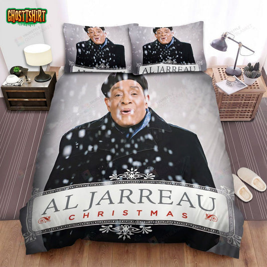 Al Jarreau Album Christmas Bed Sheets Spread Comforter Duvet Cover Bedding Set