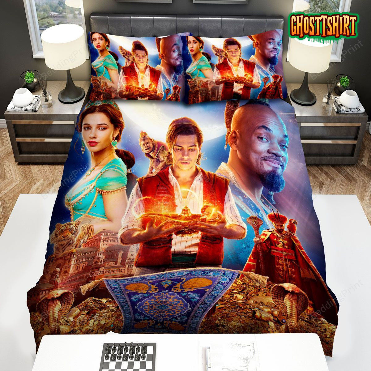 Aladdin Movie Bed Sheets Duvet Cover Bedding Set
