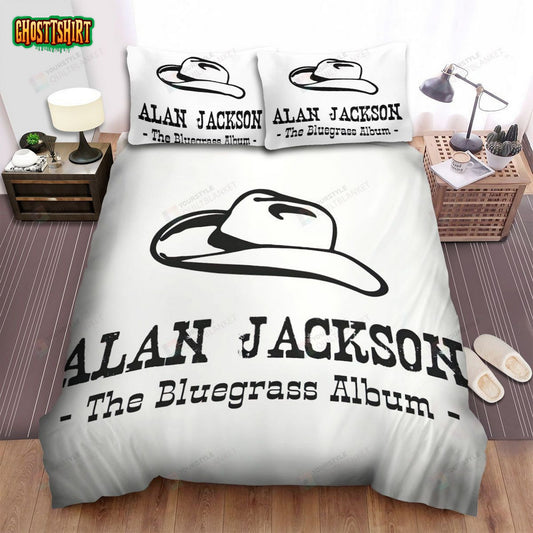 Alan Jackson The Blue Grass Album Bed Sheets Spread Comforter Duvet Cover Bedding Set
