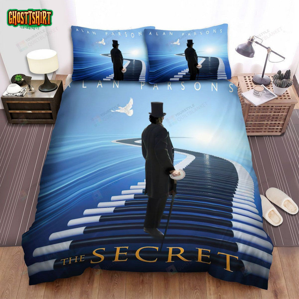 Alan Parsons Album The Secret Bed Sheets Spread Comforter Duvet Cover Bedding Set
