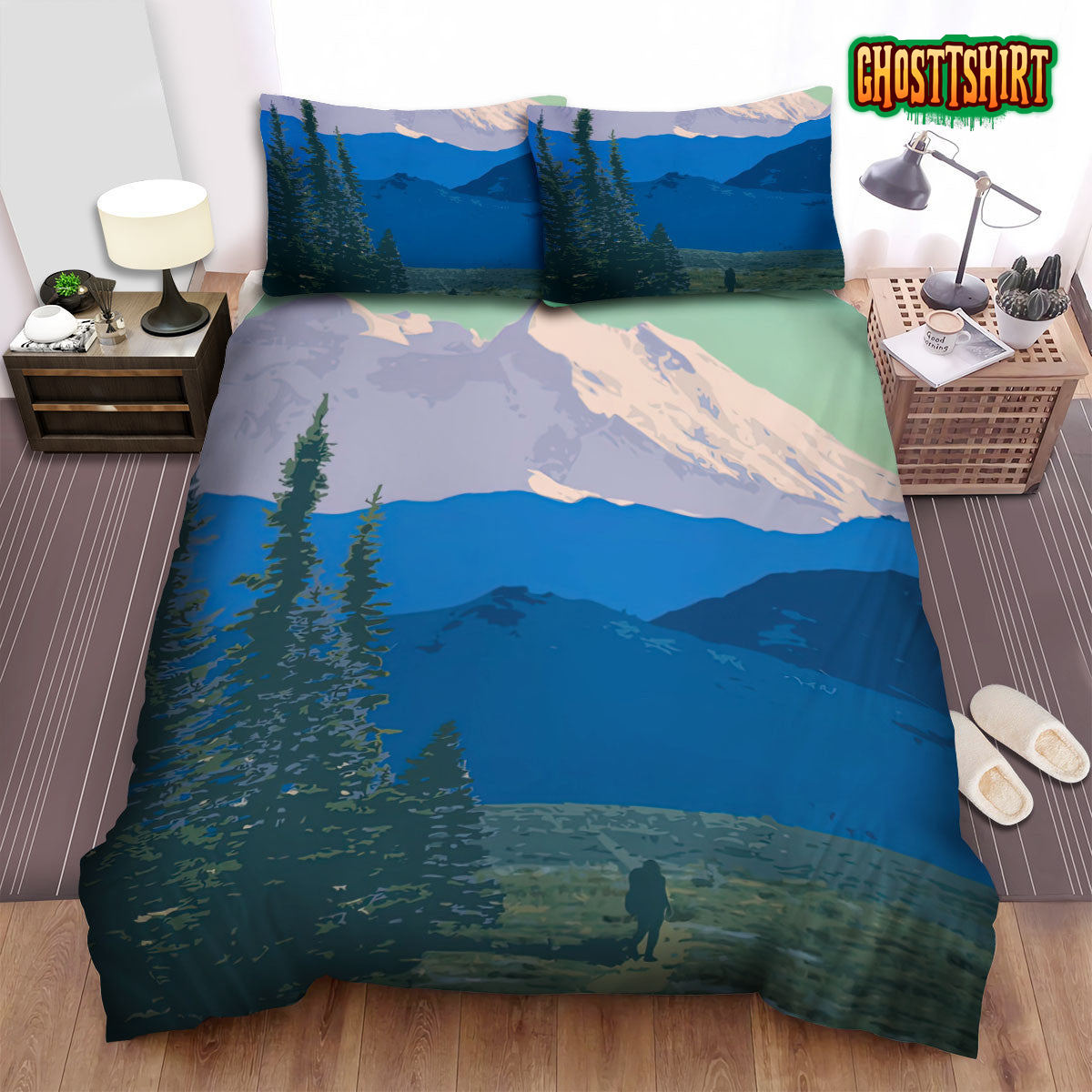 Alaska Denali National Park Bed Sheets Duvet Cover Bedding Set