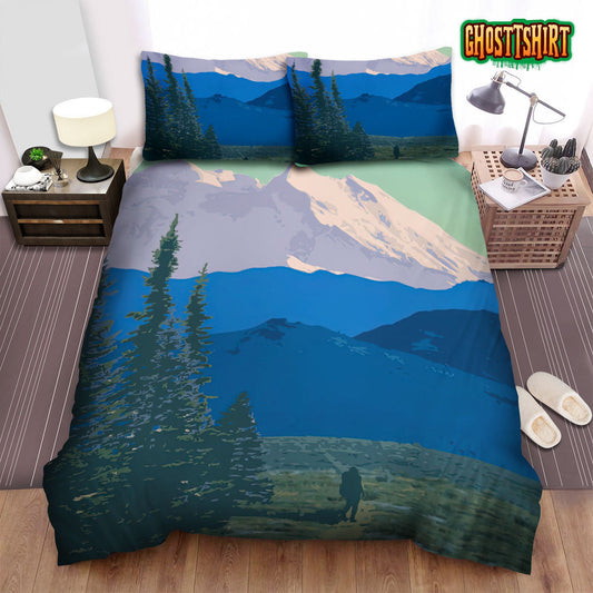 Alaska Denali National Park Bed Sheets Duvet Cover Bedding Set