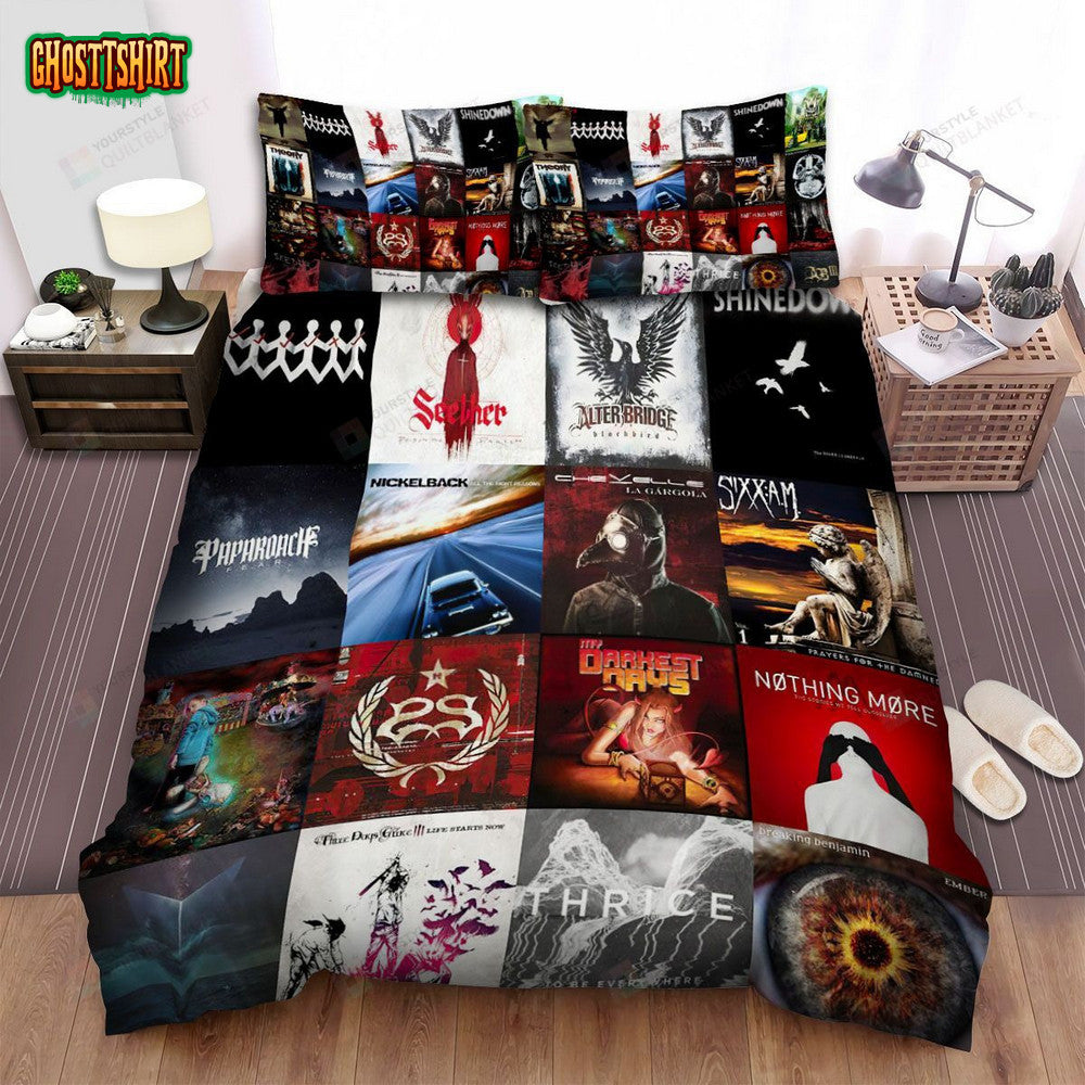 Album Collections Seether Bed Sheets Spread Comforter Duvet Cover Bedding Set