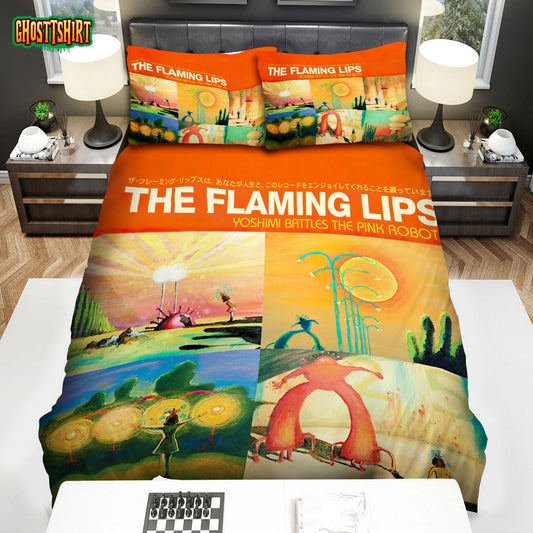 Album Collections The Flaming Lips Bed Sheets Spread Comforter Duvet Cover Bedding Set