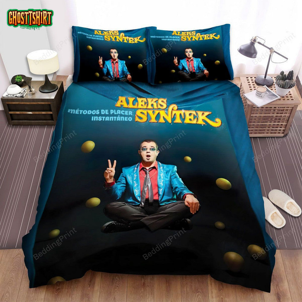 Aleks Syntek Métodos De Placer Instantáneo Album Music Bed Sheets Duvet Cover Bedding Set