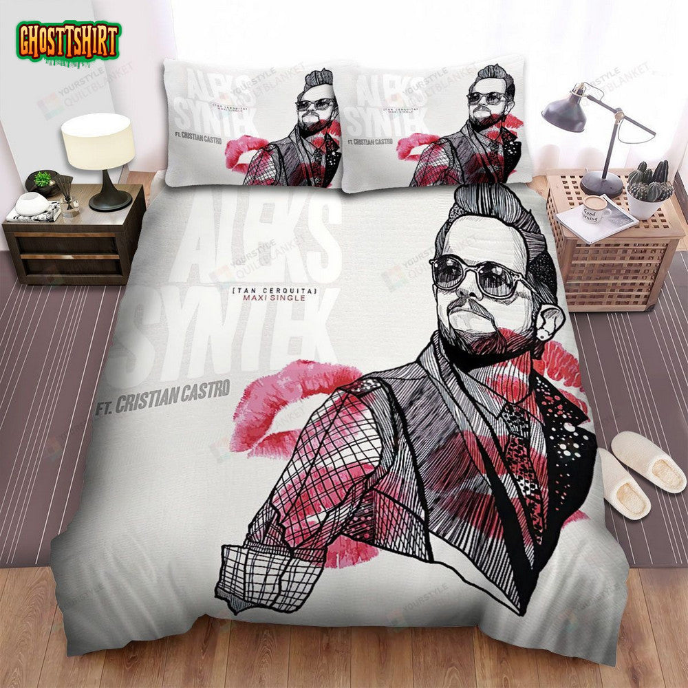 Aleks Syntek Tan Cerquita Album Music Bed Sheets Spread Comforter Duvet Cover Bedding Set