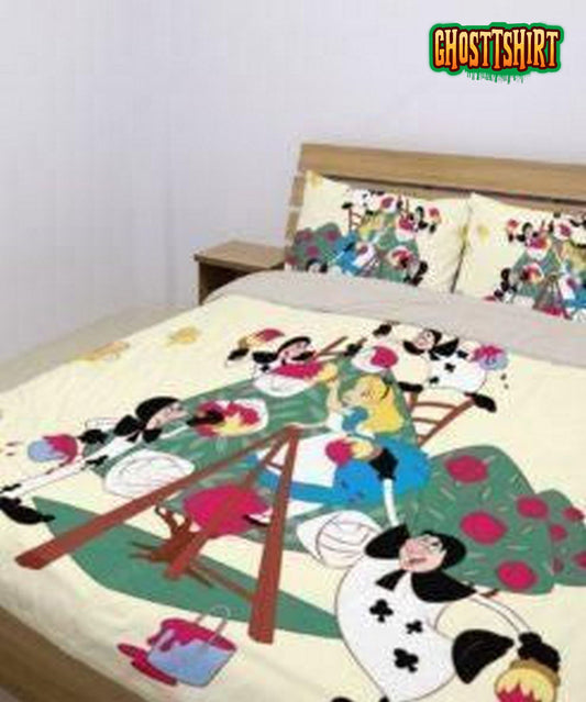 Alice In Wonderland Duvet Cover Bedding Set