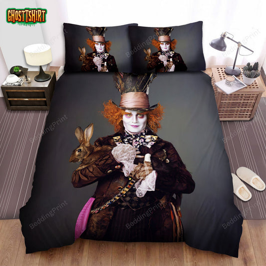 Alice In Wonderland (I) (2010) Clown Movie Poster Bed Sheets Duvet Cover Bedding Set