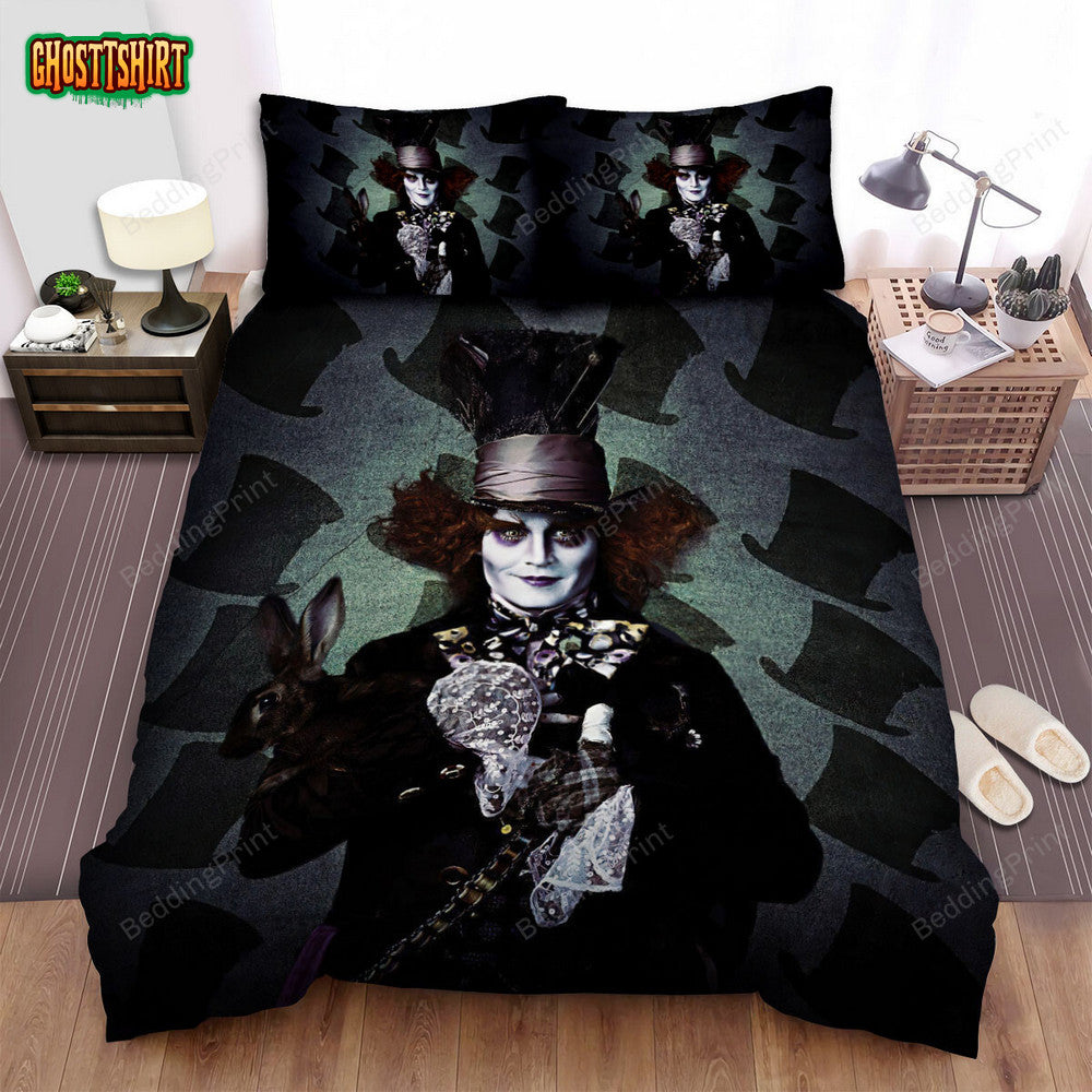 Alice In Wonderland (I) (2010) Magician Movie Poster Bed Sheets Duvet Cover Bedding Set