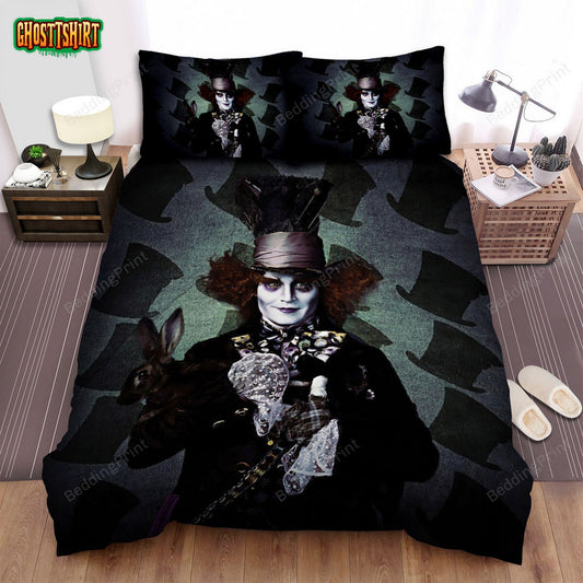 Alice In Wonderland (I) (2010) Magician Movie Poster Bed Sheets Duvet Cover Bedding Set