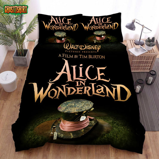 Alice In Wonderland (I) (2010) Picture Presents Movie Poster Bed Sheets Duvet Cover Bedding Set