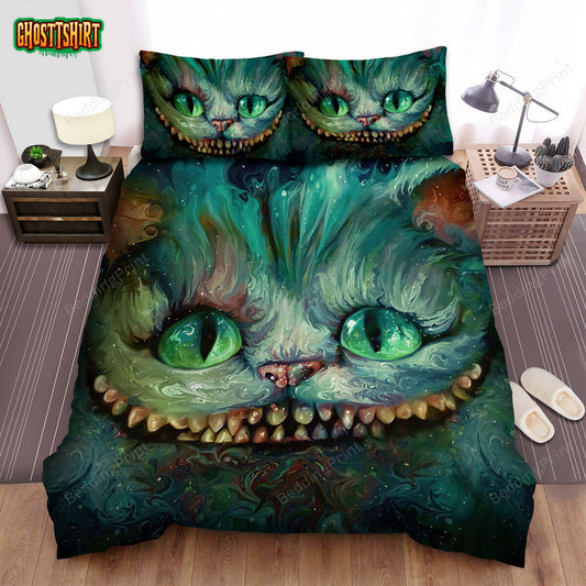 Alice In Wonderland (I) (2010) Scary Cat Movie Poster Bed Sheets Duvet Cover Bedding Set
