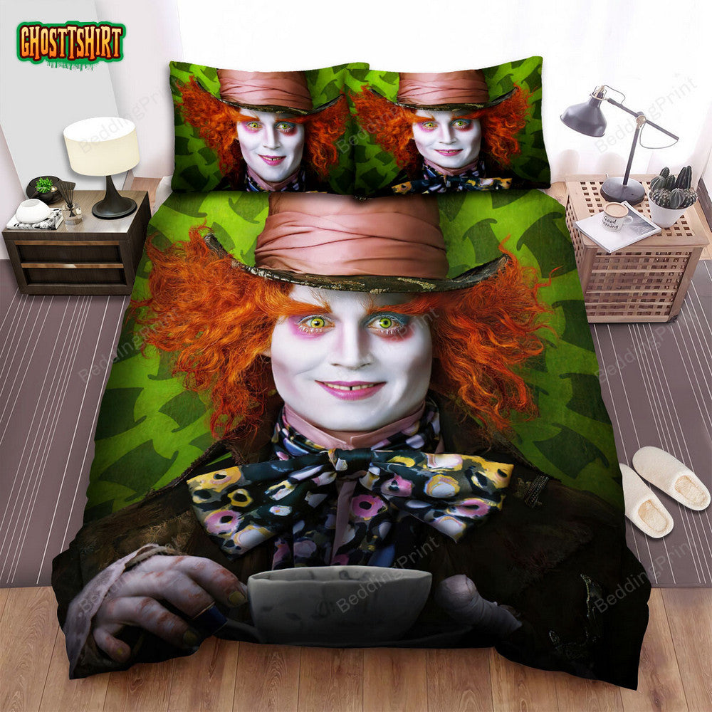 Alice In Wonderland (I) (2010) Storyteller Movie Poster Bed Sheets Duvet Cover Bedding Set