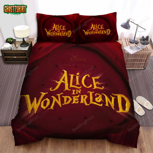 Alice In Wonderland (I) (2010) Trailer Movie Poster Bed Sheets Duvet Cover Bedding Set