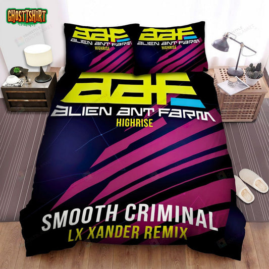 Alien Ant Farm Band Highsire Bed Sheets Spread Comforter Duvet Cover Bedding Set