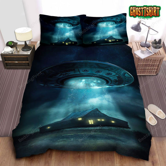Alien Invasion Bed Sheets Duvet Cover Bedding Set