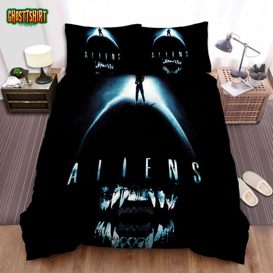 Alien Movie Art 1 Bed Sheets Spread Comforter Duvet Cover Bedding Set