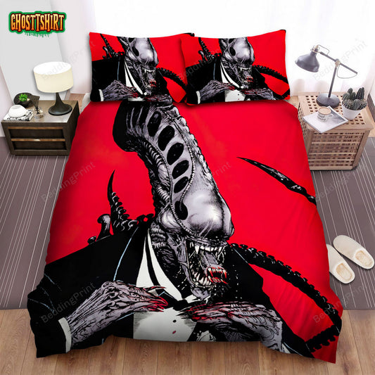 Alien Movie Art 3 Bed Sheets Duvet Cover Bedding Set