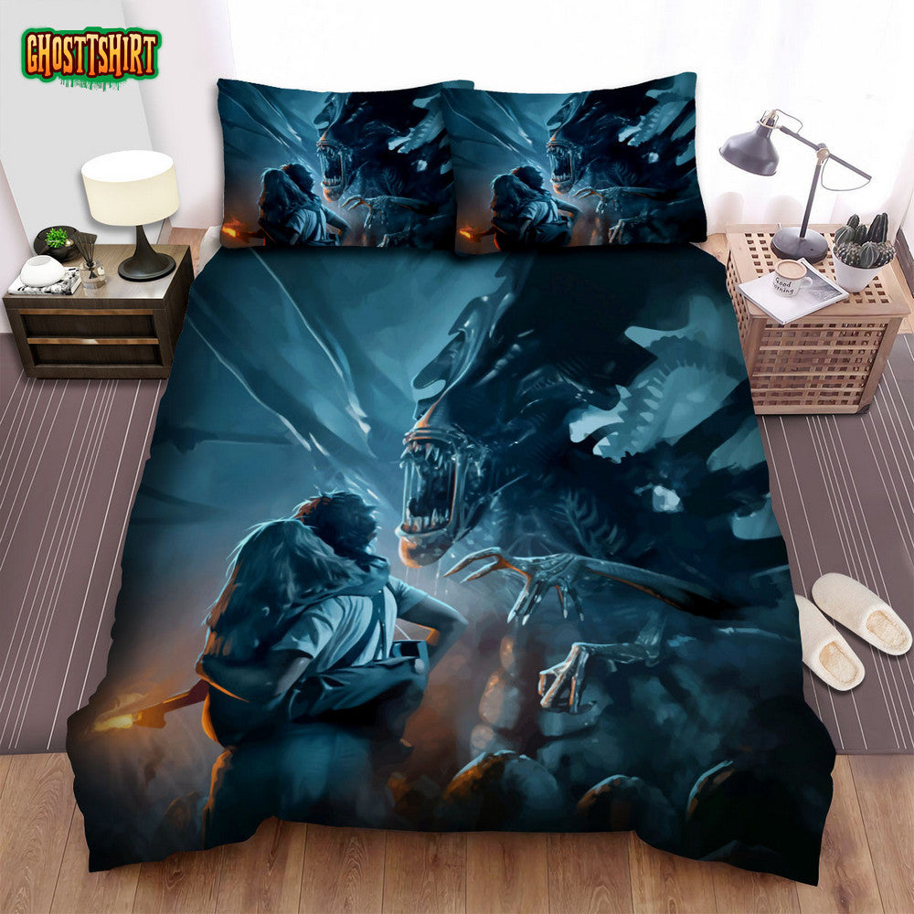 Alien Movie Poster 1 Bed Sheets Spread Comforter Duvet Cover Bedding Set