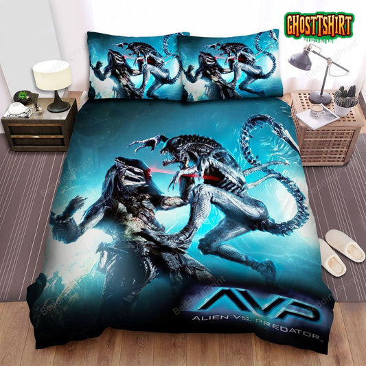 Alien Vs. Predator This Time Is't War Bed Sheets Duvet Cover Bedding Set