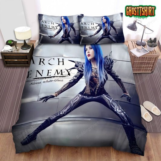 Alissa White Gluz Art 5 Arch Enemy Bed Sheets Duvet Cover Bedding Set