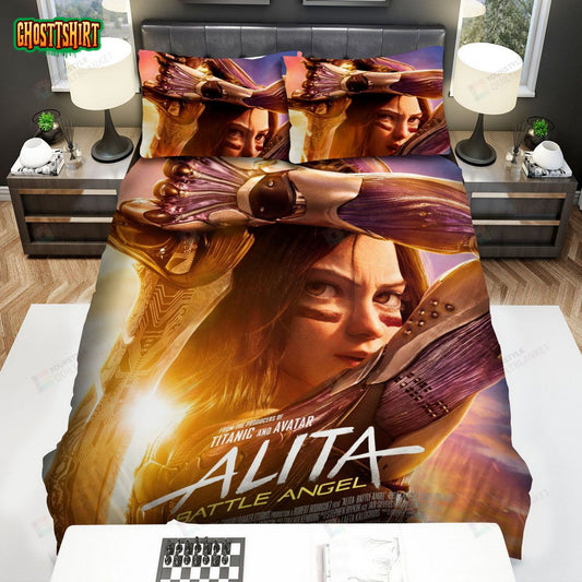 Alita Battle Angel Solo Poster Bed Sheets Spread Duvet Cover Bedding Set