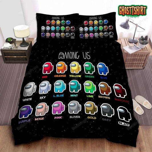 All Among Us Bed Sheets Duvet Cover Bedding Set