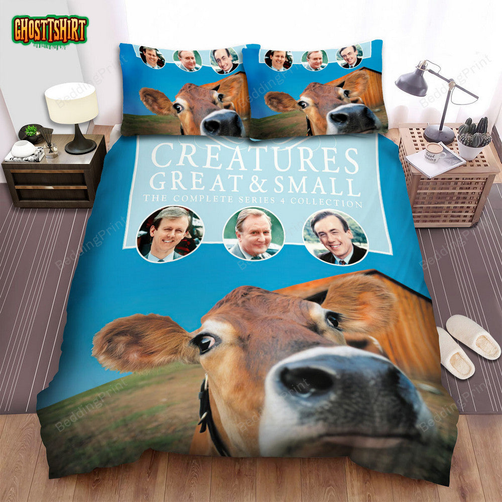 All Creatures Great And Small Movie Poster 3 Bed Sheets Duvet Cover Bedding Set