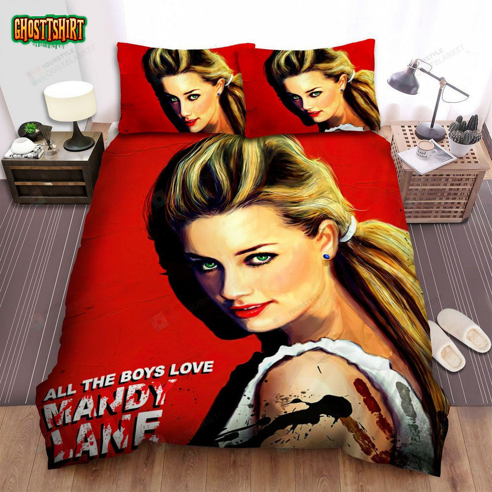 All The Boys Love Mandy Lane Movie Art Bed Sheets Spread Comforter Duvet Cover Bedding Set