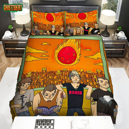 All Time Low Cartoon Bed Sheets Spread Comforter Duvet Cover Bedding Set