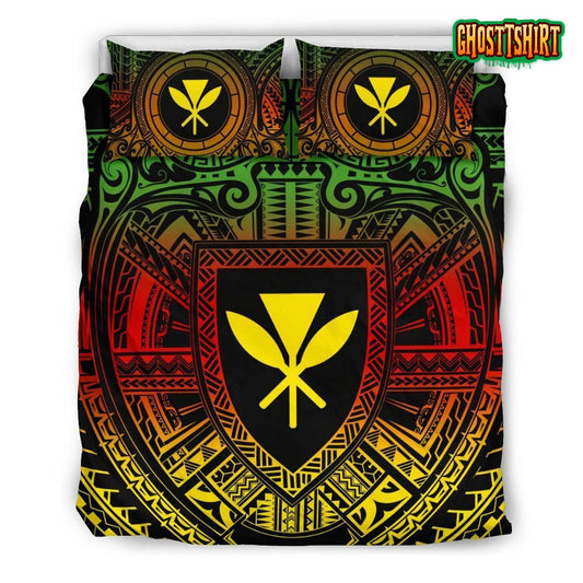 Alohawaii Hawaiian Kanaka Maoli Center Polynesian Bed Sheets Duvet Cover Bedding Set