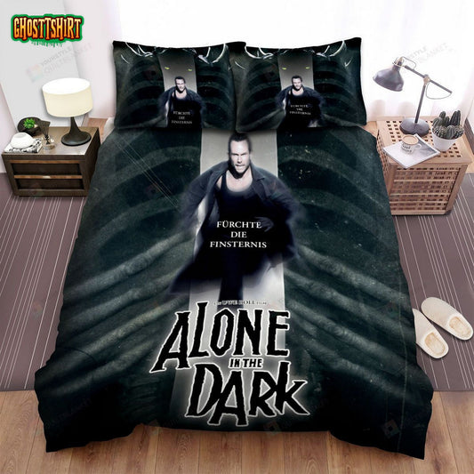 Alone In The Dark Movie Poster V Photo Bed Sheets Spread Comforter Duvet Cover Bedding Set