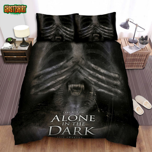Alone In The Dark Movie Poster Vi Photo Bed Sheets Spread Comforter Duvet Cover Bedding Set