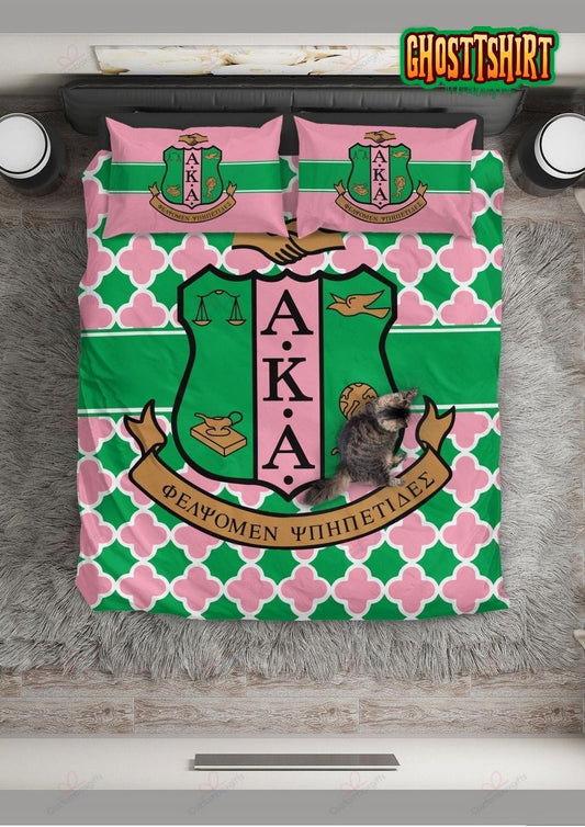 Alpha Kappa Alpha Bedding Set